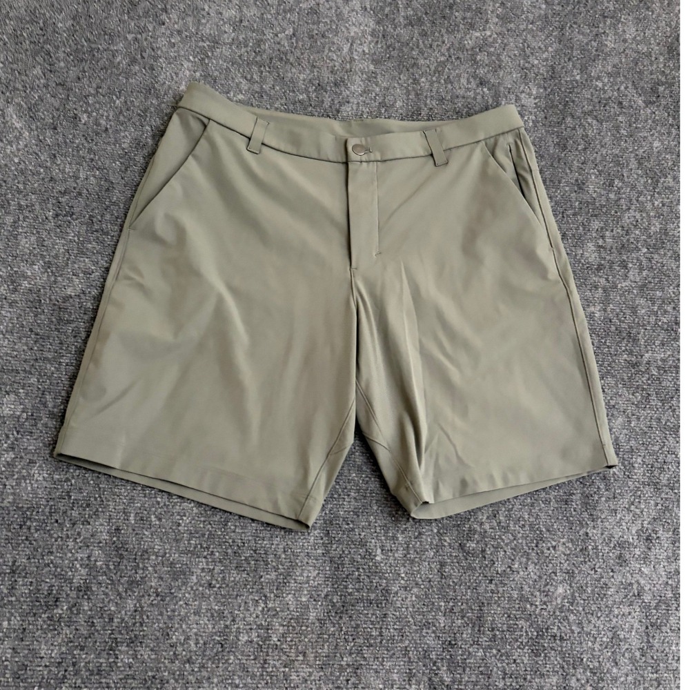 Lululemon Commission Shorts 34 Sage Green Technical Golf Shorts 9 Inseam